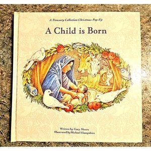 A Child Is Born Christmas Pop-Up Book Treasury Collection 1993 Gary Moore
